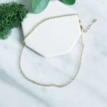 Load image into Gallery viewer, 14K Gold Filled Anklet Rolo Chain