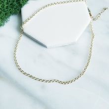 Load image into Gallery viewer, 14K Gold Filled Anklet Rolo Chain
