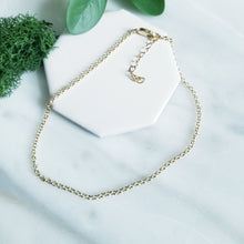Load image into Gallery viewer, 14K Gold Filled Anklet Rolo Chain