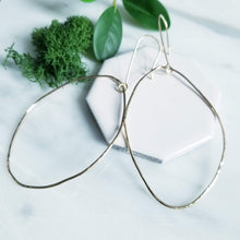 Load image into Gallery viewer, 14K Yellow GF Large Oblong Hoop Earring

