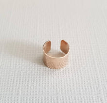 Load image into Gallery viewer, Wide Rose GF Ear Cuff Faux Piercing