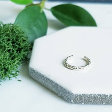 Load image into Gallery viewer, Sterling Silver Faceted Wire Ear Cuff