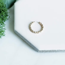 Load image into Gallery viewer, 14K Yellow GF Faceted Round Ear Cuff