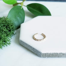 Load image into Gallery viewer, 14K Yellow GF Faceted Round Ear Cuff