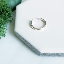 Load image into Gallery viewer, Sterling Silver Ear Cuff Half Round 1.5mm