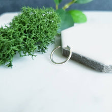 Load image into Gallery viewer, Round Wire Sterling Silver Ear Cuff