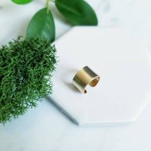 Load image into Gallery viewer, Wide Yellow GF Ear Cuff