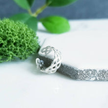 Load image into Gallery viewer, Woven Sterling Silver Ear cuff