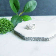 Load image into Gallery viewer, Woven Sterling Silver Ear cuff