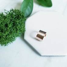 Load image into Gallery viewer, Wide Rose GF Ear Cuff Faux Piercing