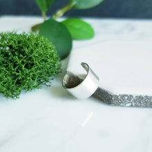 Load image into Gallery viewer, Sterling Silver Ear Cuff 6mm Matte Brushed Finish