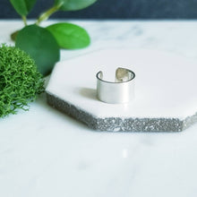 Load image into Gallery viewer, Sterling Silver Ear Cuff 6mm Matte Brushed Finish