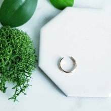 Load image into Gallery viewer, 14K Rose GF Half Round Ear Cuff Faux Piercing