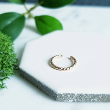 Load image into Gallery viewer, 14K Rose GF Twisted Wire Ear Cuff