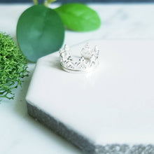 Load image into Gallery viewer, Princess Crown Sterling Silver Ear cuff