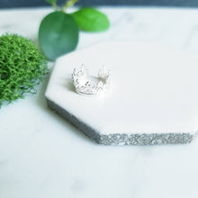 Load image into Gallery viewer, Princess Crown Sterling Silver Ear cuff