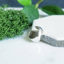 Load image into Gallery viewer, Sterling Silver Ear Cuff - Wide Half Round