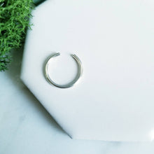 Load image into Gallery viewer, Round Wire Sterling Silver Ear Cuff