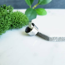 Load image into Gallery viewer, Sterling Silver 6mm Ear Cuff - Birchbark Texture