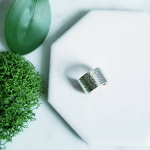 Load image into Gallery viewer, Stardust Textured 6mm Wide Sterling Silver Ear Cuff