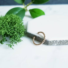 Load image into Gallery viewer, 14K Rose GF Twisted Wire Ear Cuff