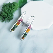 Load image into Gallery viewer, Tourmaline &amp; Sterling Earrings
