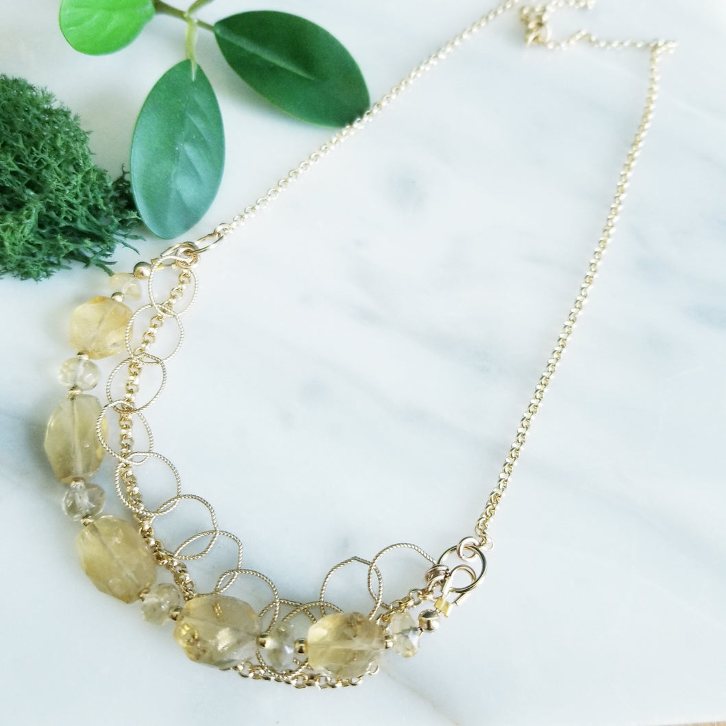 Phoebe Citrine Necklace