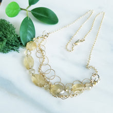 Load image into Gallery viewer, Phoebe Citrine Necklace
