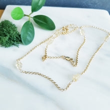 Load image into Gallery viewer, Tara Citrine &amp; 14K Gold Fill Chain Necklace
