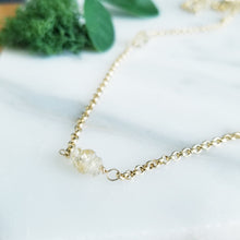 Load image into Gallery viewer, Tara Citrine &amp; 14K Gold Fill Chain Necklace
