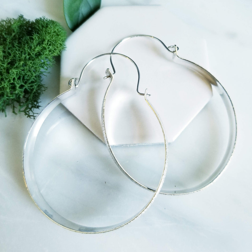 Textured Hoop Earrings