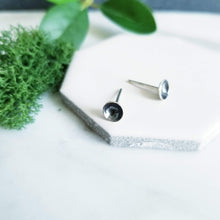 Load image into Gallery viewer, Tiny Craters Sterling Silver Post Earrings
