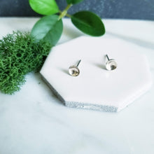 Load image into Gallery viewer, Tiny Craters Sterling Silver Post Earrings
