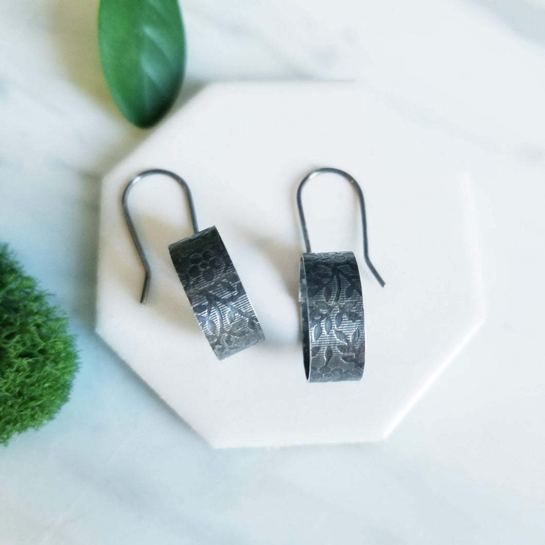 Patterned Tube Earrings