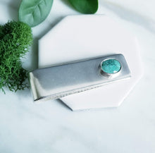 Load image into Gallery viewer, Sterling silver and Turquoise Money Clip
