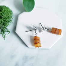 Load image into Gallery viewer, Honey Bee &amp; Amber Earrings
