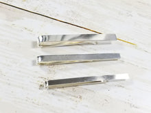 Load image into Gallery viewer, Brushed Finish Sterling Silver Tie Bar or Tie Clip
