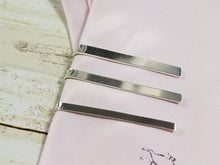 Load image into Gallery viewer, Polished Finish Sterling Silver Tie Bar or Tie Clip
