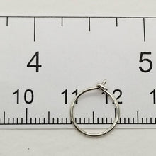 Load image into Gallery viewer, Sterling Silver Sleeper Hoop Earrings in Tiny
