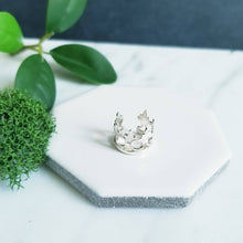 Load image into Gallery viewer, Royal Crown Sterling Silver Ear cuff
