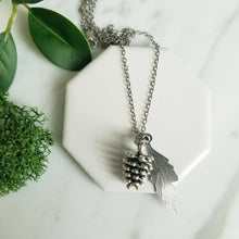 Load image into Gallery viewer, Pinecone and Fern Leaf Necklace
