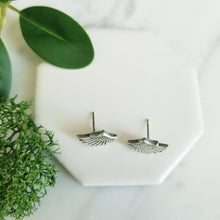 Load image into Gallery viewer, Sterling Silver Wing Earrings
