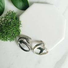 Load image into Gallery viewer, Adjustable Hammered Sterling Silver Arrow Ring
