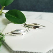 Load image into Gallery viewer, Sterling Silver Feather Ear Climber
