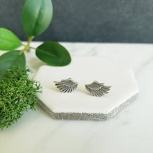 Load image into Gallery viewer, Sterling Silver Wing Earrings
