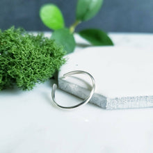 Load image into Gallery viewer, Sterling Silver Skinny Half Round Toe Ring
