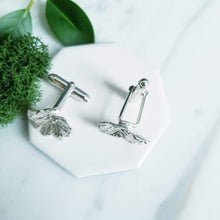 Load image into Gallery viewer, Blossom Sterling Silver Cuff Links
