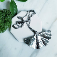 Load image into Gallery viewer, Sterling Silver Ginkgo Leaf Necklace
