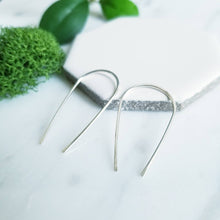 Load image into Gallery viewer, Forged Teardrop Sterling Silver Earrings
