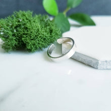 Load image into Gallery viewer, 3mm Sterling Silver Toe Ring- Brushed Satin Finish
